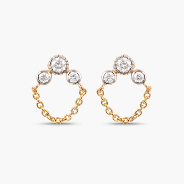 Diamond trio with chain