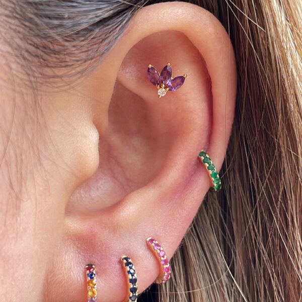 Gemstone lotus