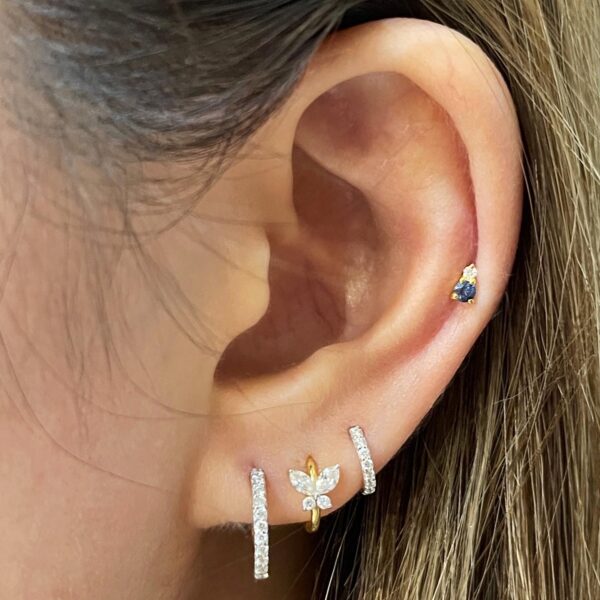 Butterfly diamond clicker