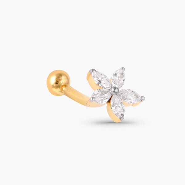 Floral rook barbell