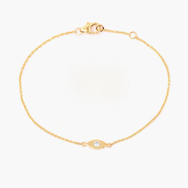 Gold Evil Eye Bracelet