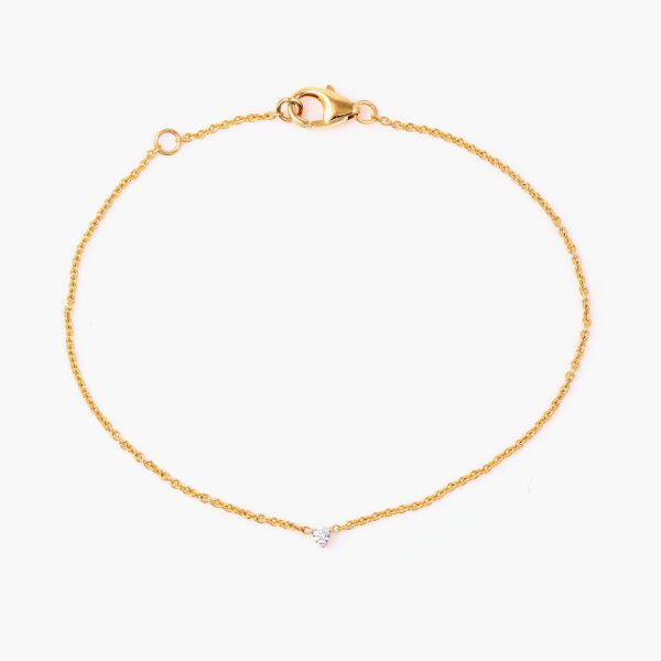 Gold evil eye bracelet