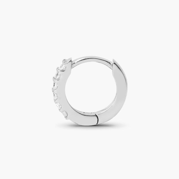 Half eternity hoop