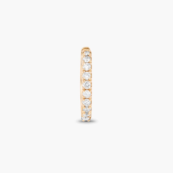Half eternity hoop