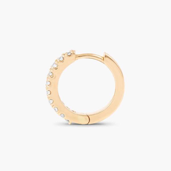 Half eternity hoop