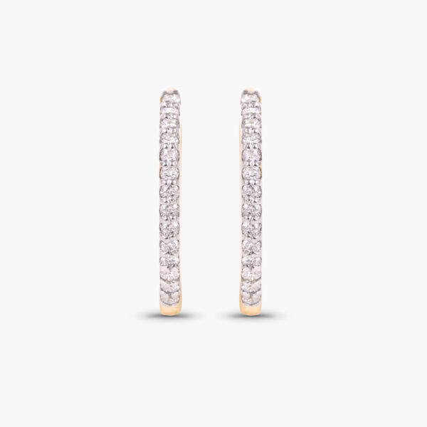 Half eternity hoop