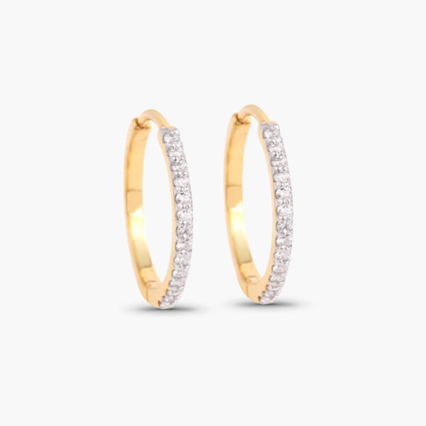 Half eternity hoop