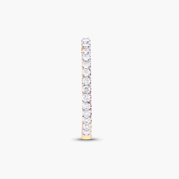Half eternity hoop