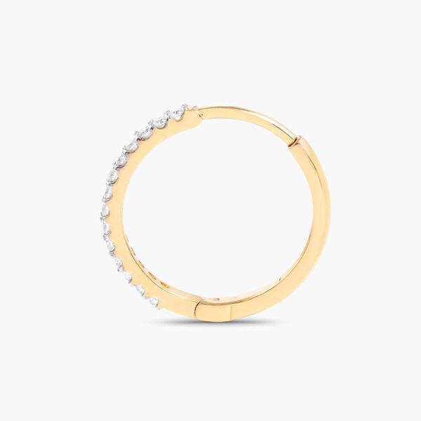 Half eternity hoop
