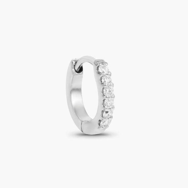 Half eternity hoop