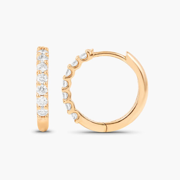 Half eternity hoop