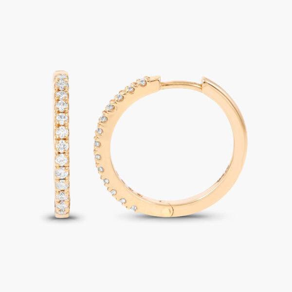 Half eternity hoop