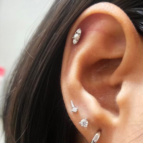 Pearl diamond eye