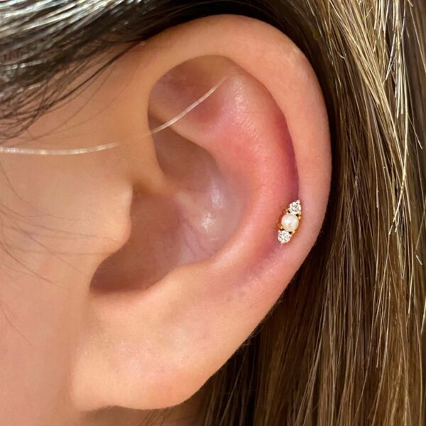 Pearl diamond eye