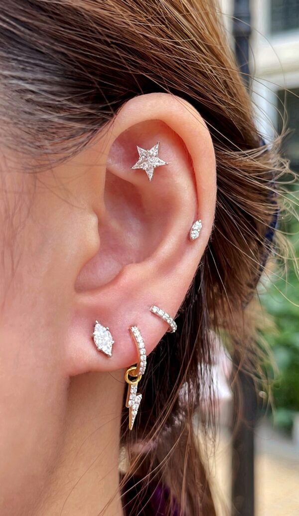 Pie cut star