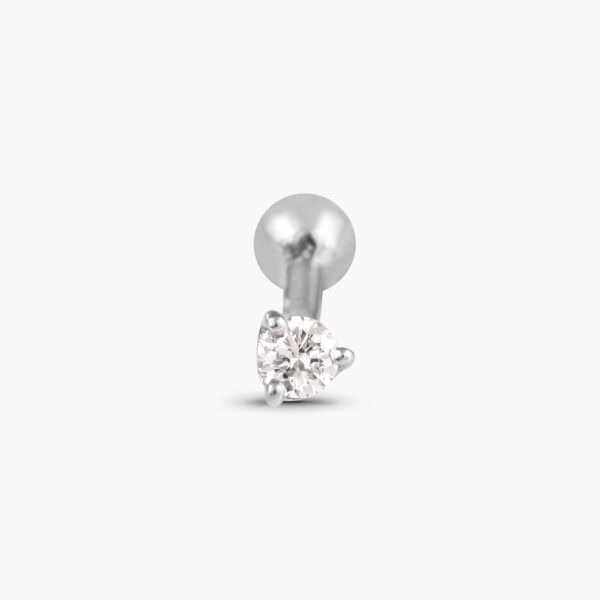 Round brilliant rook barbell