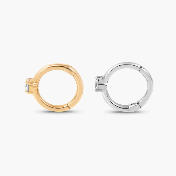 Single diamond seamless clicker